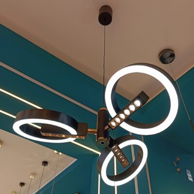 lustre 3 anneaux led extonsible
