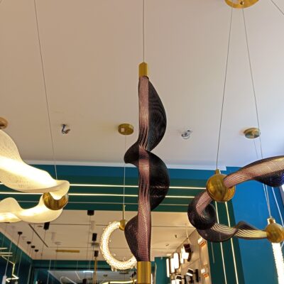 Lustre line black Wave