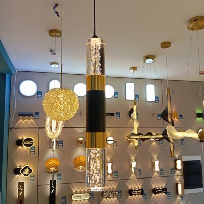 Applique Suspendue Cristal Led Noir