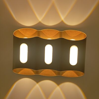 Applique Murale Wavy Noir gold 3